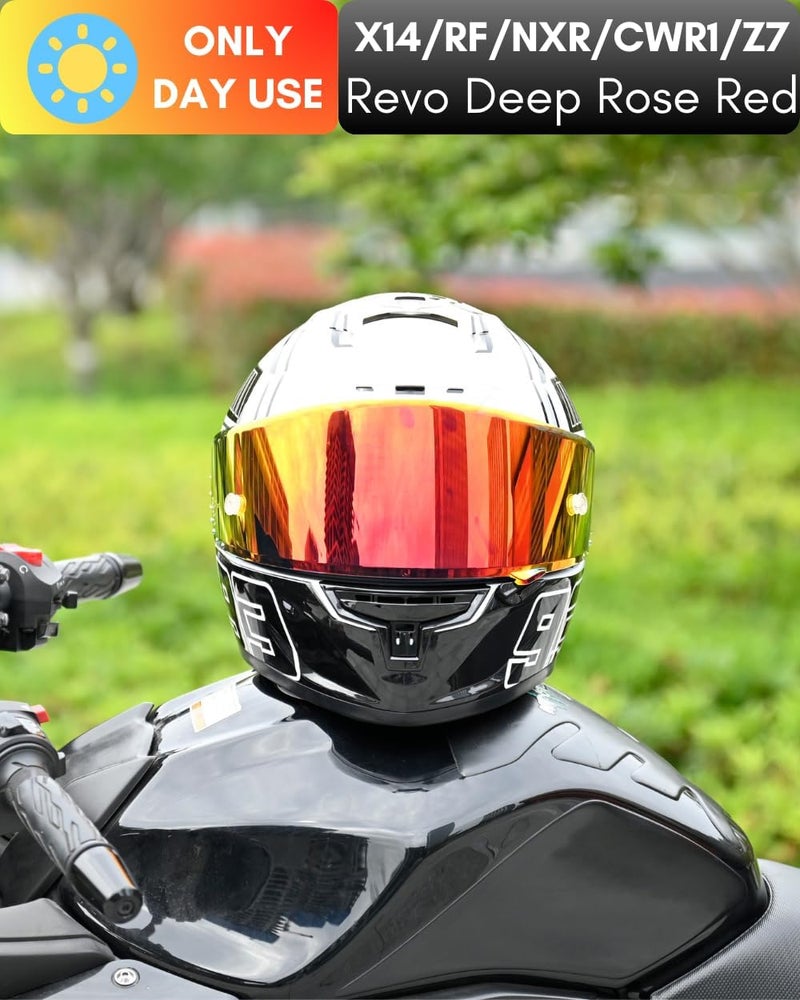 Logto CWR-F1 Shield for RF-1200 Visor X14 NXR RF-SR Z7 Motorcycle Helmet Visor Replacement Sun Protection Anti-Scratch, Universal - Image 2